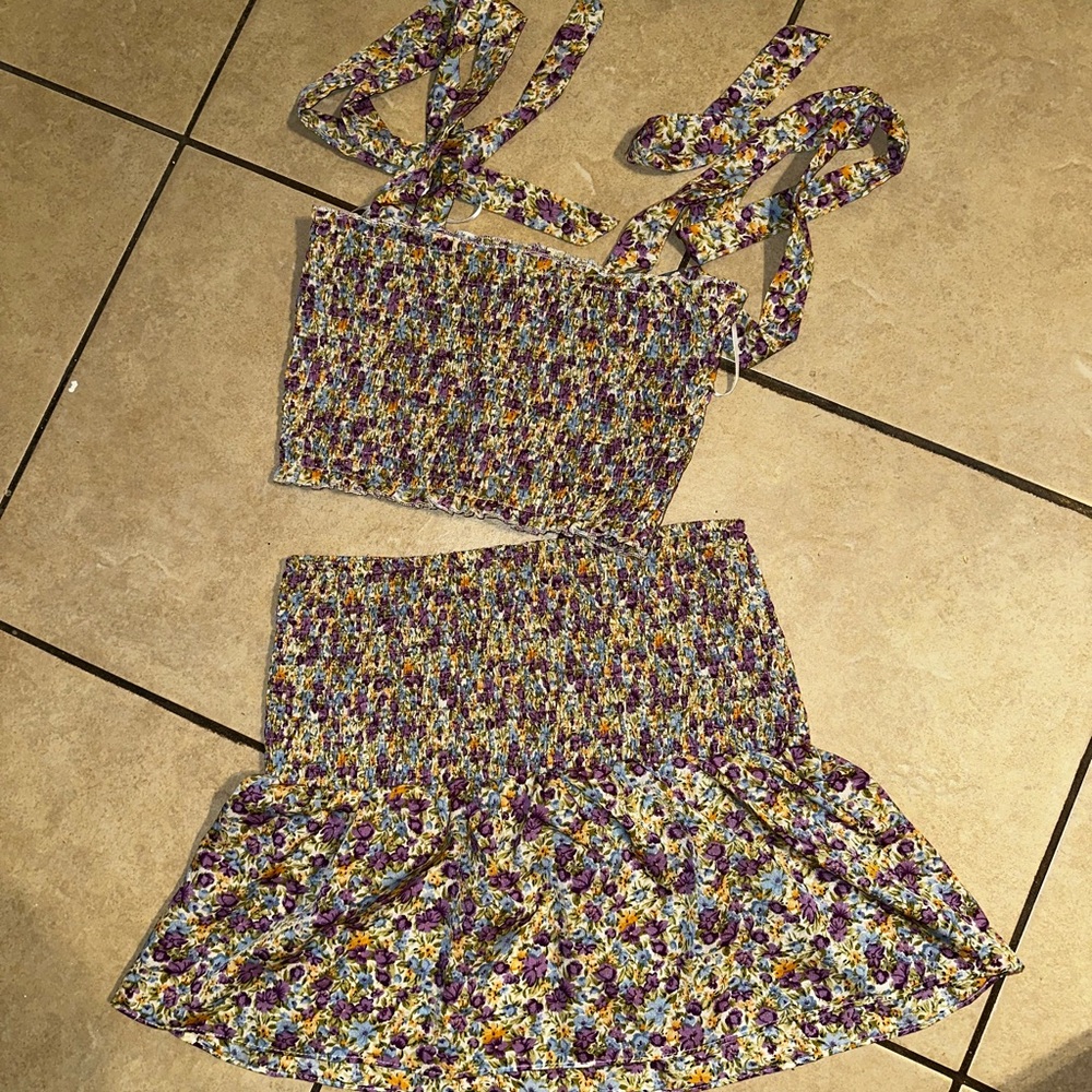 Floral Two-Piece Set